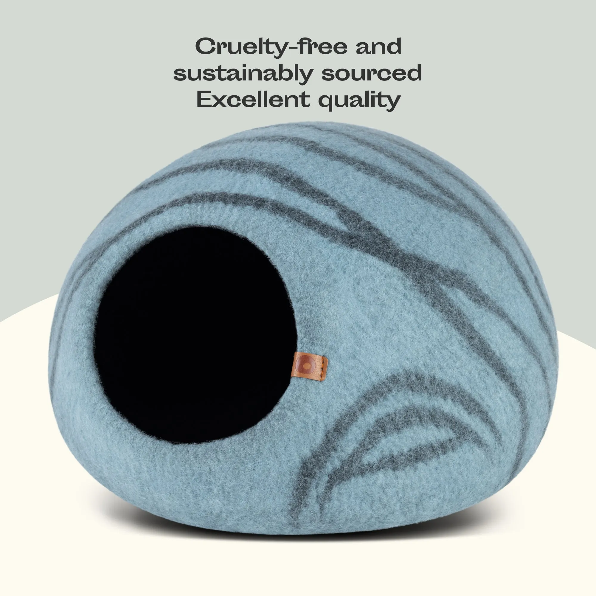 Premium Merino Felted Cat Bed