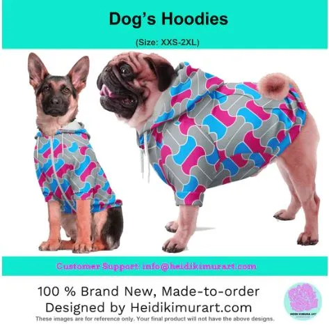 Purple Tiger Dog's Hoodie, Animal Print Best Designer Dog's Hoodie For Small to Extra Large Size Dogs