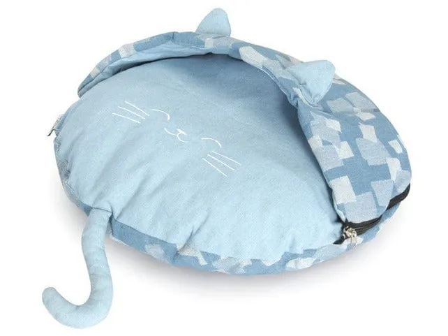 Round Pet Den 50X50X15H Cm