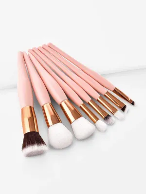 Soft Handle Makeup Brush 8pcs