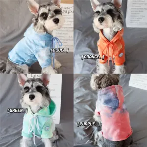 SportyPaws Tie-Dye Hoodie For Cat or Dog