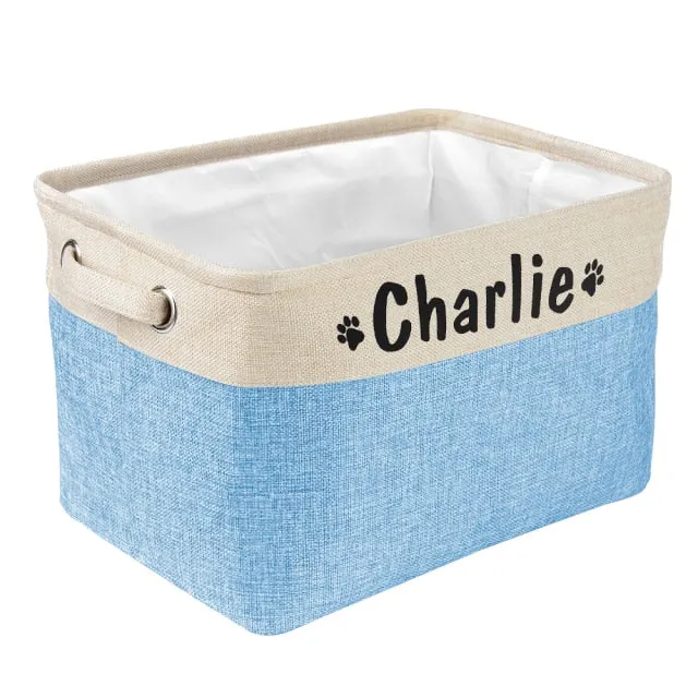 Trendy Personalized Pet  Storage Basket