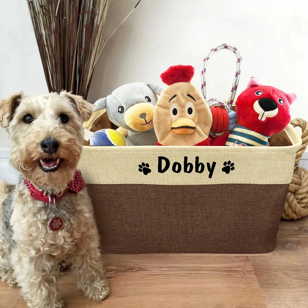 Trendy Personalized Pet  Storage Basket