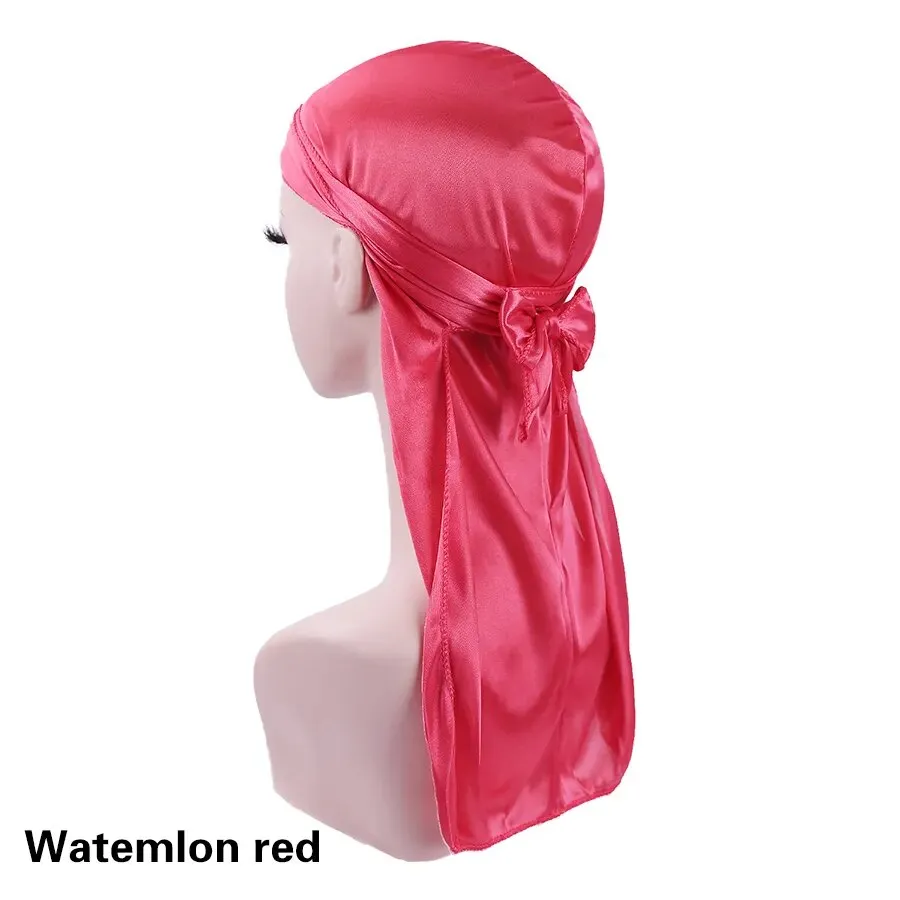 Trendy Silky Durags With Extra Long Tail