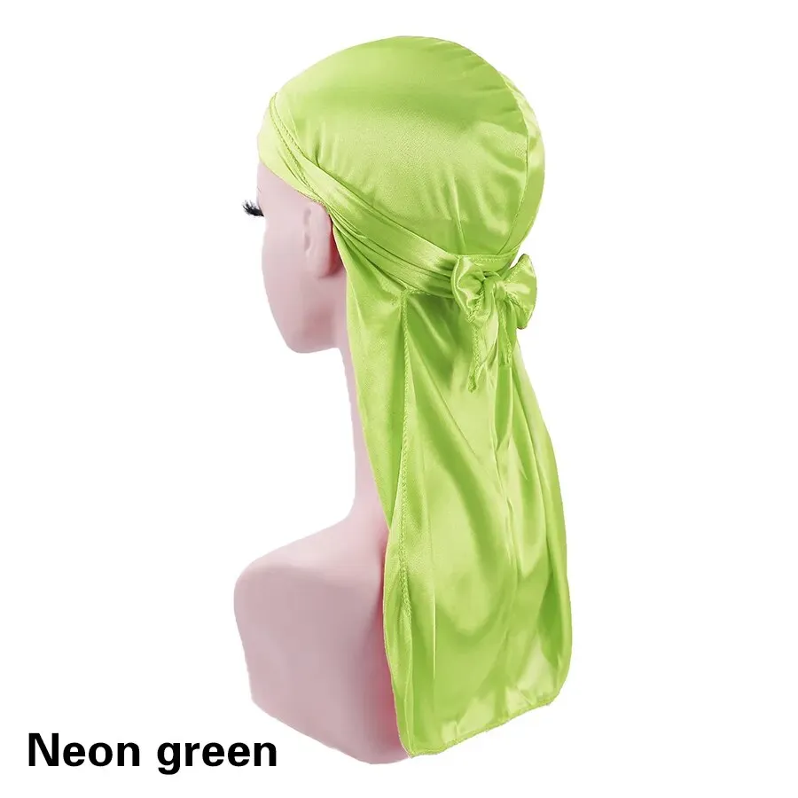 Trendy Silky Durags With Extra Long Tail