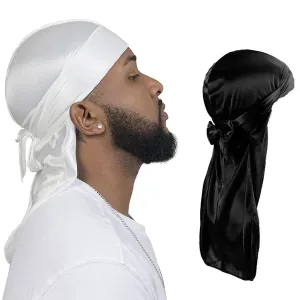 Trendy Silky Durags With Extra Long Tail