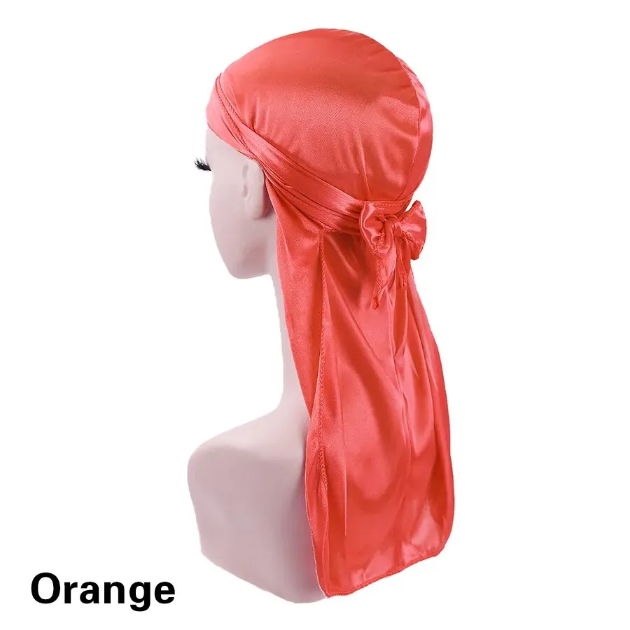 Trendy Silky Durags With Extra Long Tail