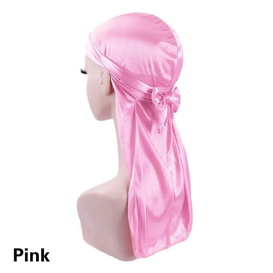 Trendy Silky Durags With Extra Long Tail