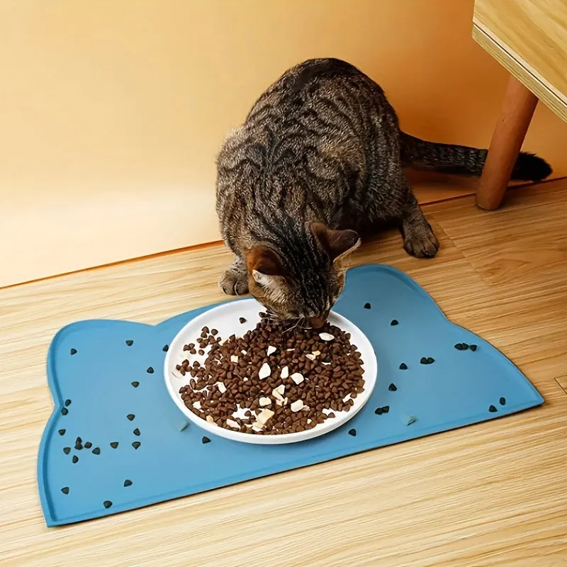 Waterproof NonSlip Pet Food Mat for  Cat